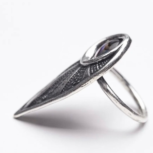 Free People Calm Rivers Sheild Ring - Picture 3 of 7